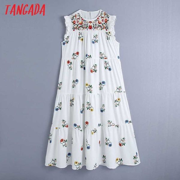 tangada women chic fashion floral embroidered summer midi dress vintage ruffled sleeves female dresses mujer be498 210609, Black;gray
tangada women chic fashion floral embroidered summer midi dress vintage ruffled sleeves female dresses mujer be498 210609, Black;gray