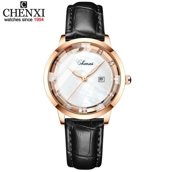 wristwatches chenxi women watch casual leather lady waterproof clock women's wristwatch analog quartz relogio feminino, Slivery;brown
wristwatches chenxi women watch casual leather lady waterproof clock women's wristwatch analog quartz relogio feminino, Slivery;brown