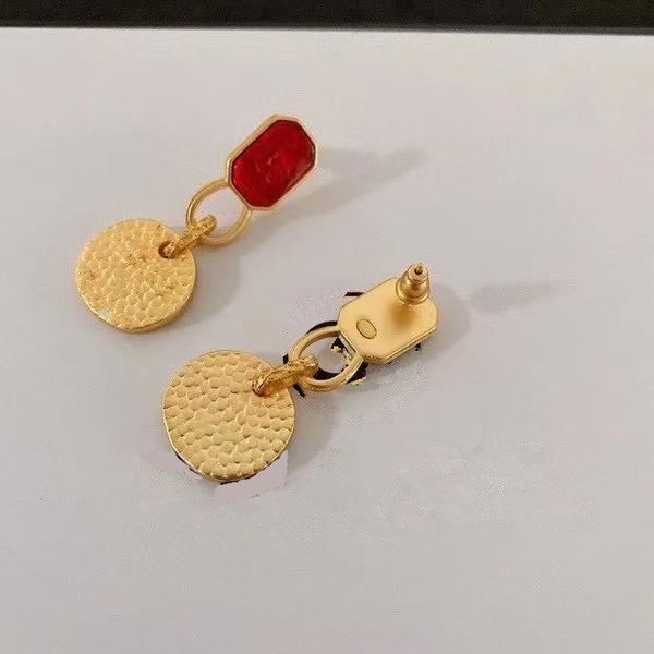 vintage luxury earring stud earrings red square rhinestone women fashion accessories, Golden
vintage luxury earring stud earrings red square rhinestone women fashion accessories, Golden