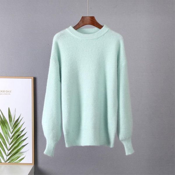 women's sweaters round neck knitted cashmere sweater for women soft loose solid warm basic knit winter 2021 collection clothing, White;black
women's sweaters round neck knitted cashmere sweater for women soft loose solid warm basic knit winter 2021 collection clothing, White;black