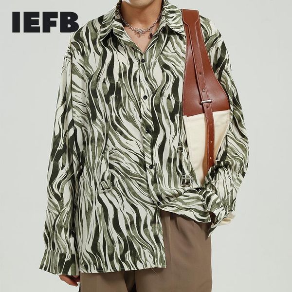 men's casual shirts iefb clothing 2021 spring long sleeve shirt korean style design loose personalized printing oversize tie 9y7455, White;black
men's casual shirts iefb clothing 2021 spring long sleeve shirt korean style design loose personalized printing oversize tie 9y7455, White;black