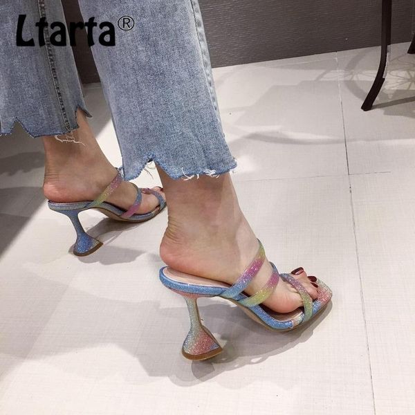dress shoes ltarta 2021 summer women's sandals fashion colored transparent thin square head wine glasses with high heel cwf, Black
dress shoes ltarta 2021 summer women's sandals fashion colored transparent thin square head wine glasses with high heel cwf, Black