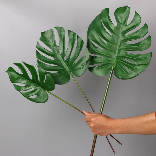 artificial tropical palm leaves plant monstera fake large green leaf for hawaiian jungle beach birthday party table decor decorative flowers
artificial tropical palm leaves plant monstera fake large green leaf for hawaiian jungle beach birthday party table decor decorative flowers