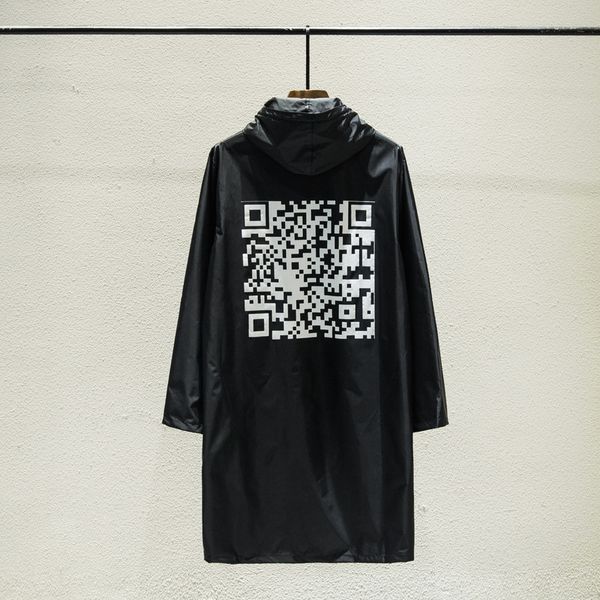 men's jackets and women's qr print waterproof jacket, large practical raincoat, hiphop, long, 2021, Black;brown
men's jackets and women's qr print waterproof jacket, large practical raincoat, hiphop, long, 2021, Black;brown