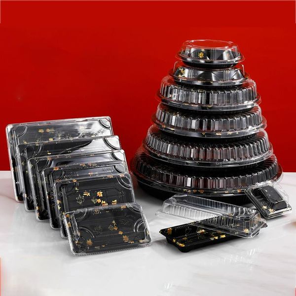 disposable take out containers round salmon sashimi platter packaging box with lid thickened fresh sushi takeaway
disposable take out containers round salmon sashimi platter packaging box with lid thickened fresh sushi takeaway