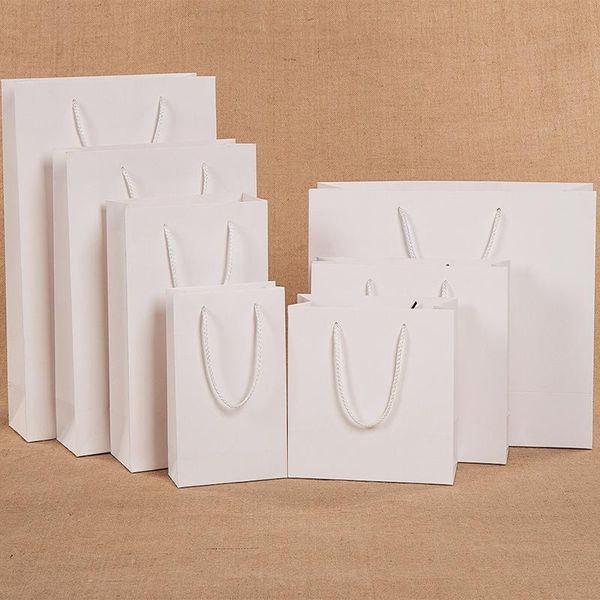 gift wrap 1pcs bag clothing book wrapping paper box kraft with handle high-grade white
gift wrap 1pcs bag clothing book wrapping paper box kraft with handle high-grade white