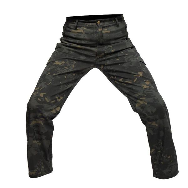 men's pants tactical cargo camouflage military fleece army combat trousers waterproof windcheater softshell, Black
men's pants tactical cargo camouflage military fleece army combat trousers waterproof windcheater softshell, Black