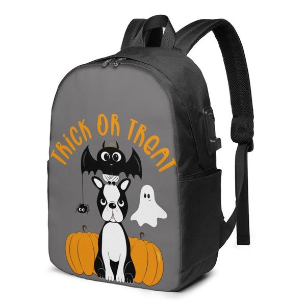 backpack halloween trick or treat backpacks pug dog novelty charging usb university teenage durable bags
backpack halloween trick or treat backpacks pug dog novelty charging usb university teenage durable bags