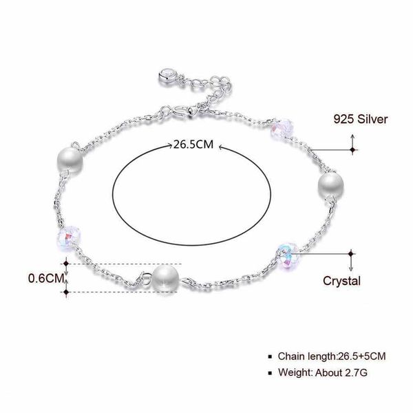 jemmin trendy round pearl anklet bracelet for women fashion 925 sterling silver chian on foot girl beach ankle bracelets jewelry, Red;blue
jemmin trendy round pearl anklet bracelet for women fashion 925 sterling silver chian on foot girl beach ankle bracelets jewelry, Red;blue