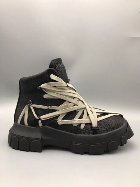 20ss high exclusive new season cowhide tpu sole cross strap lace up trainer boots thick sole platform genuine leather boots, Black
20ss high exclusive new season cowhide tpu sole cross strap lace up trainer boots thick sole platform genuine leather boots, Black