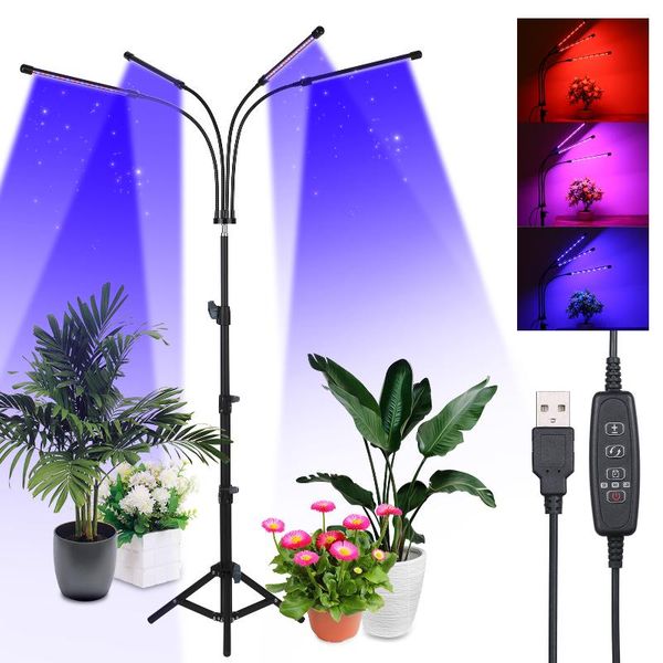 3-headed leds grow light with adjustable tripod stand full spectrum plant growing lamp 10 brightness levels for flowering fruit lights
3-headed leds grow light with adjustable tripod stand full spectrum plant growing lamp 10 brightness levels for flowering fruit lights