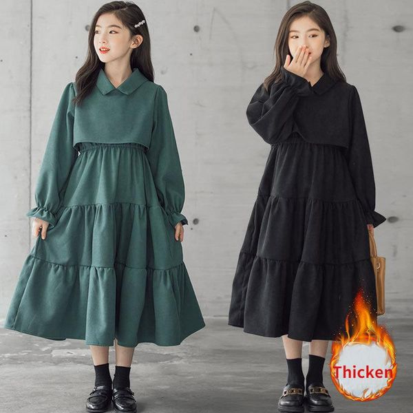 girl's dresses 2021 autumn and winter children fashion a- line dress teen girls corduroy baby kids thickened warm clothing, #6654, Red;yellow
girl's dresses 2021 autumn and winter children fashion a- line dress teen girls corduroy baby kids thickened warm clothing, #6654, Red;yellow