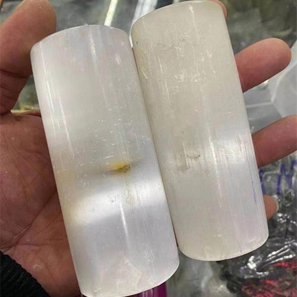 decorative objects & figurines 1pc natural selenite cylinder handmake pillar shape crystal reiki energy making white healing stone home
decorative objects & figurines 1pc natural selenite cylinder handmake pillar shape crystal reiki energy making white healing stone home