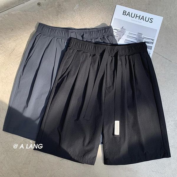 men's shorts bpp summer casual loose pants retro korean thin fashion brand ins trousers 2021, White;black
men's shorts bpp summer casual loose pants retro korean thin fashion brand ins trousers 2021, White;black