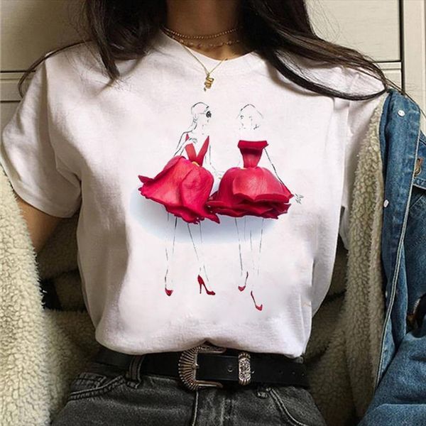 vogue and women cartoon mens t shirts kawaii tumblr fashion floral lady print tee female graphic, White;black
vogue and women cartoon mens t shirts kawaii tumblr fashion floral lady print tee female graphic, White;black