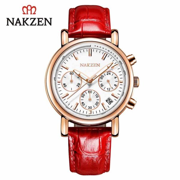 wristwatches nakzen women watches luxury quartz wristwatch life waterproof clock leather montre femme gifts for white watch, Slivery;brown
wristwatches nakzen women watches luxury quartz wristwatch life waterproof clock leather montre femme gifts for white watch, Slivery;brown