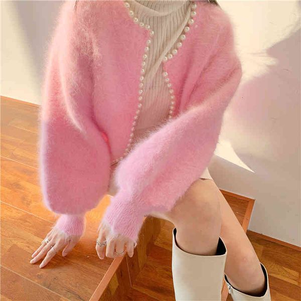 women's jackets nomikuma sweet lantern sleeve mink cashmere sweater knitted cardigan korean beads causal knitwear open stitch 6z253 gym, Black;brown
women's jackets nomikuma sweet lantern sleeve mink cashmere sweater knitted cardigan korean beads causal knitwear open stitch 6z253 gym, Black;brown
