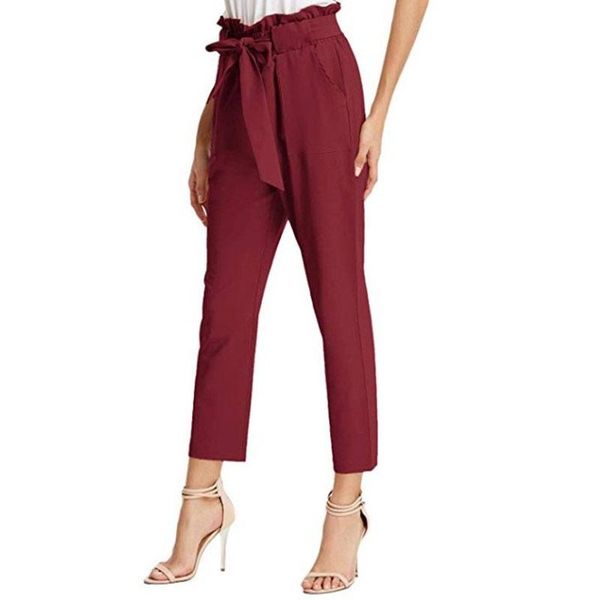 women's pants & capris fashion high waist with lace-up adjustable belt casual solid color trouser ty66, Black;white
women's pants & capris fashion high waist with lace-up adjustable belt casual solid color trouser ty66, Black;white