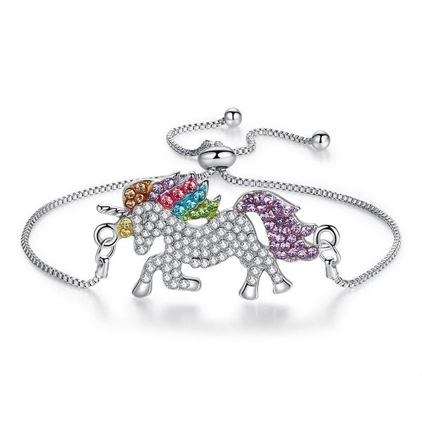 link, chain colorful crystal horse bracelet gold silver color infinity charm animal bracelets bangles for women adjustable jewelry, Black
link, chain colorful crystal horse bracelet gold silver color infinity charm animal bracelets bangles for women adjustable jewelry, Black