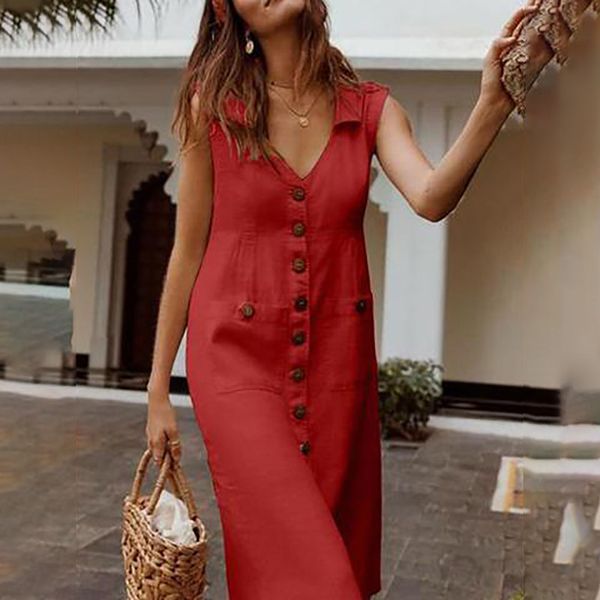 summer women's dresses elegant dot print boho dress feminine turn-down v-neck dress button pocket dress vestidos 210426, Black;gray
summer women's dresses elegant dot print boho dress feminine turn-down v-neck dress button pocket dress vestidos 210426, Black;gray
