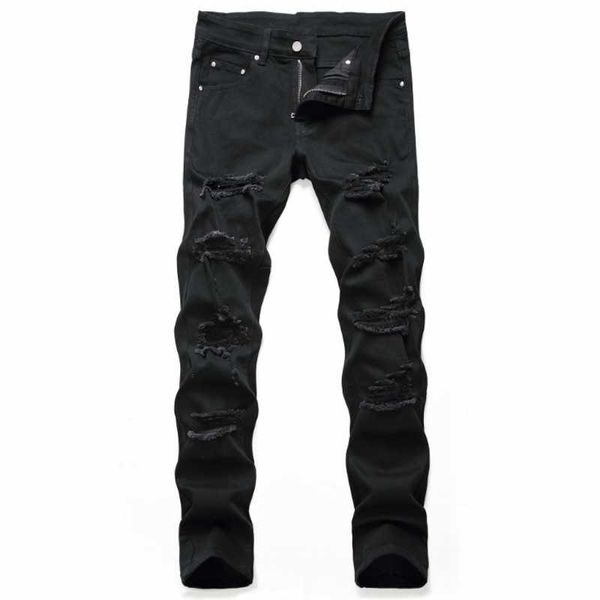 men's jeans trousers black pants men stretch elastic slim denim mens casual washed pockets for man, Blue
men's jeans trousers black pants men stretch elastic slim denim mens casual washed pockets for man, Blue