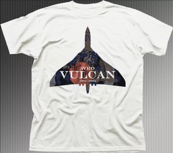 vulcan avro bomber raf royal airforce printed tshirt fn9471, White;black
vulcan avro bomber raf royal airforce printed tshirt fn9471, White;black