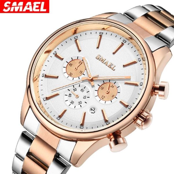 wristwatches fashion creative geometric round stainless steel men's quartz watch gift 2021 clock color bright glass watch&50, Slivery;brown
wristwatches fashion creative geometric round stainless steel men's quartz watch gift 2021 clock color bright glass watch&50, Slivery;brown