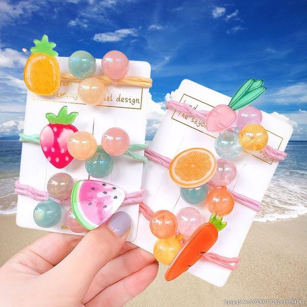 ladies high elastic rope hair band cute cartoon fruits and vegetables colorful geometric ball accessories, Slivery;white
ladies high elastic rope hair band cute cartoon fruits and vegetables colorful geometric ball accessories, Slivery;white