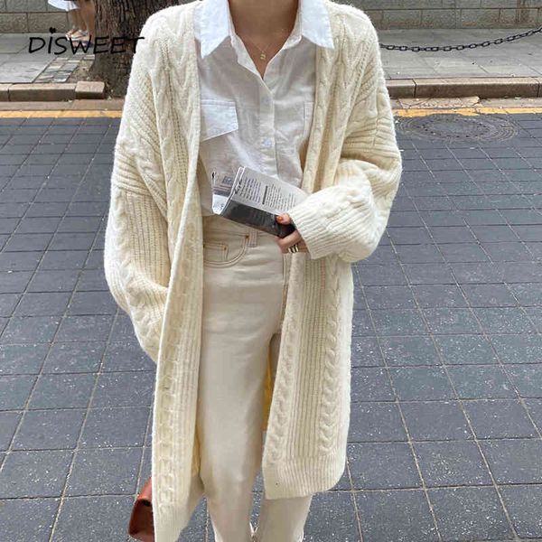 knits solid knitted cardigan women korean sleeve loose long woman sweaters simple slim warm sweater oversize women's, White
knits solid knitted cardigan women korean sleeve loose long woman sweaters simple slim warm sweater oversize women's, White
