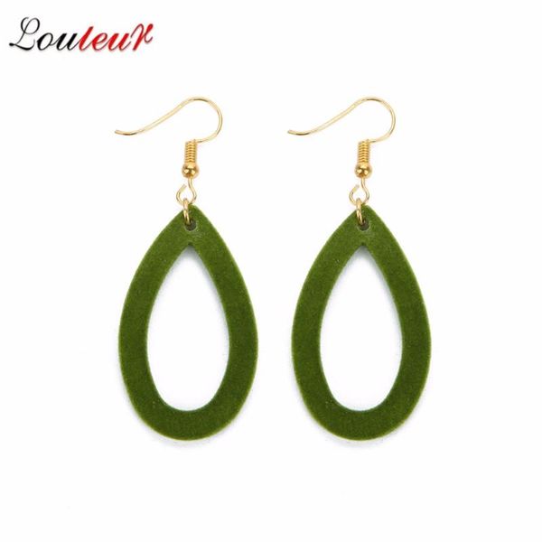 fashion velvet earring 6 colors green water drop statement earrings for women korean jewelry female brincos dangle & chandelier, Silver
fashion velvet earring 6 colors green water drop statement earrings for women korean jewelry female brincos dangle & chandelier, Silver