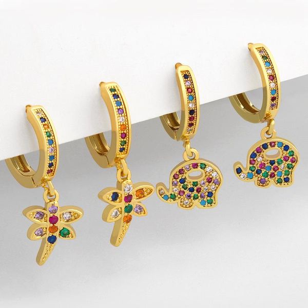 dangle & chandelier cute elephant earrings for women cubic zirconia gold color insect dragonfly ear rings korean fashion jewelry gift wholes, Silver
dangle & chandelier cute elephant earrings for women cubic zirconia gold color insect dragonfly ear rings korean fashion jewelry gift wholes, Silver