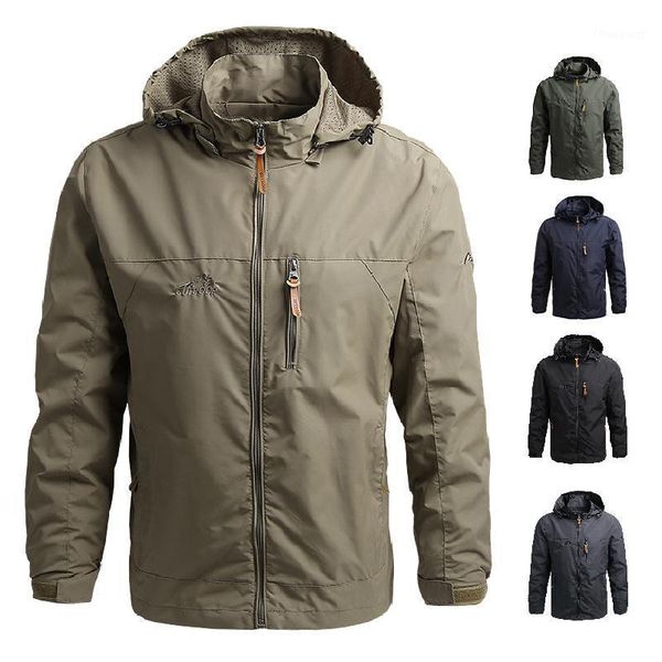 breathable jacket men 2021 spring lightweight hooded coat waterproof jackets fashion tactical military outdoor windbreaker men's, Black;brown
breathable jacket men 2021 spring lightweight hooded coat waterproof jackets fashion tactical military outdoor windbreaker men's, Black;brown