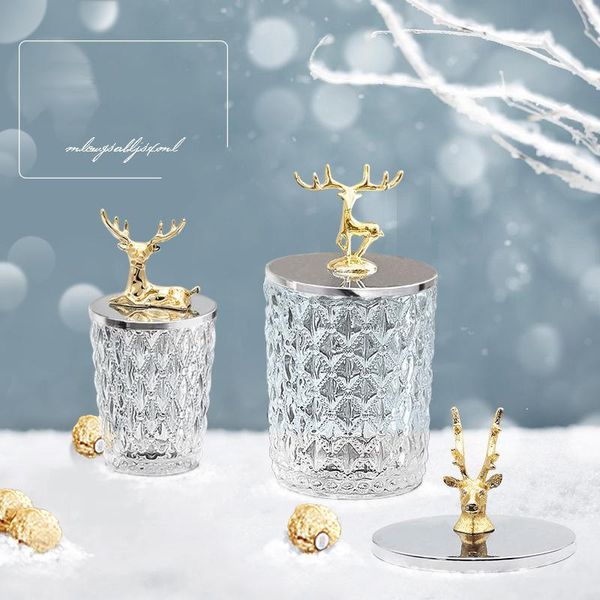 storage bottles & jars retro glass with lid candy creative reindeer christmas snack spice cereal container kitchen decoration
storage bottles & jars retro glass with lid candy creative reindeer christmas snack spice cereal container kitchen decoration