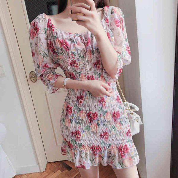 arrival fashion summer mini girl sweet chiffon floral impression elastic beach dress, Black;gray
arrival fashion summer mini girl sweet chiffon floral impression elastic beach dress, Black;gray