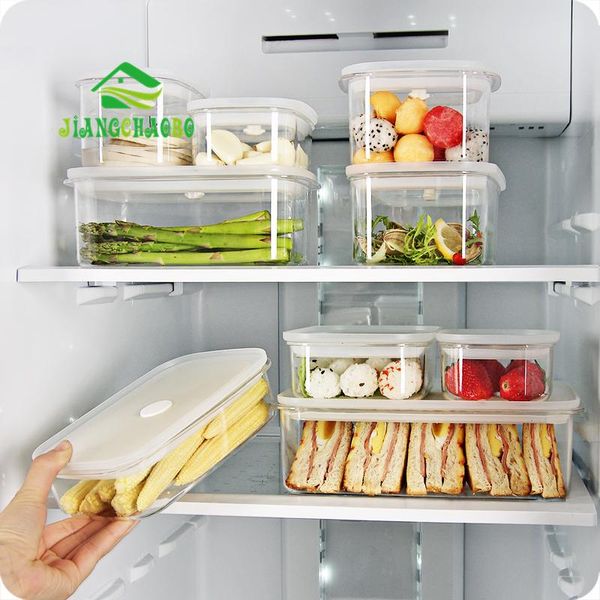 storage bottles & jars jiangchaobo plastic transparent crisper refrigerator sealed box fruit and vegetable food 
storage bottles & jars jiangchaobo plastic transparent crisper refrigerator sealed box fruit and vegetable food