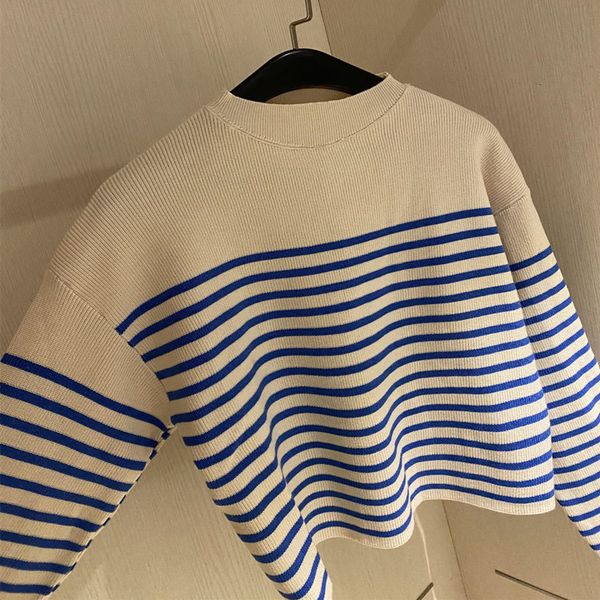 () saijia 21ss early autumn new college wind sea military stripe sweater pullover 07223, White;black
() saijia 21ss early autumn new college wind sea military stripe sweater pullover 07223, White;black