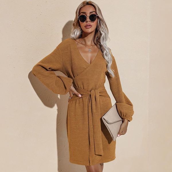 casual dresses lace up women's v-neck mini dress cotton long sleeve sashes dresse style summer loose holiday female clothing 2021, Black;gray
casual dresses lace up women's v-neck mini dress cotton long sleeve sashes dresse style summer loose holiday female clothing 2021, Black;gray