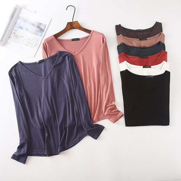 women stretch cotton t shirt spring autumn long sleeve tee shirts korea casual tshirt slim fit ladies t-shirt plus size1, White
women stretch cotton t shirt spring autumn long sleeve tee shirts korea casual tshirt slim fit ladies t-shirt plus size1, White