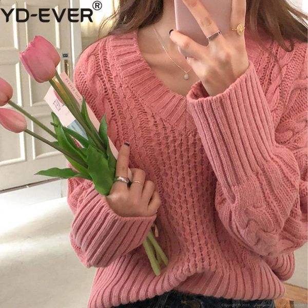 women's sweaters 2021 pullovers knitting autumn winter solid warm korean style casual loose female sw9081, White;black
women's sweaters 2021 pullovers knitting autumn winter solid warm korean style casual loose female sw9081, White;black