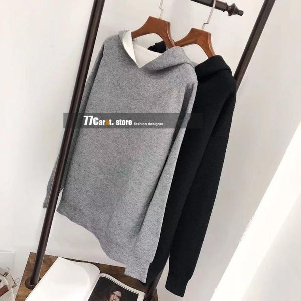 women's sweaters vintage autumn winter fashion sweater hoodie letter jacquard designer pullover knitting wool for women jumpers, White;black
women's sweaters vintage autumn winter fashion sweater hoodie letter jacquard designer pullover knitting wool for women jumpers, White;black