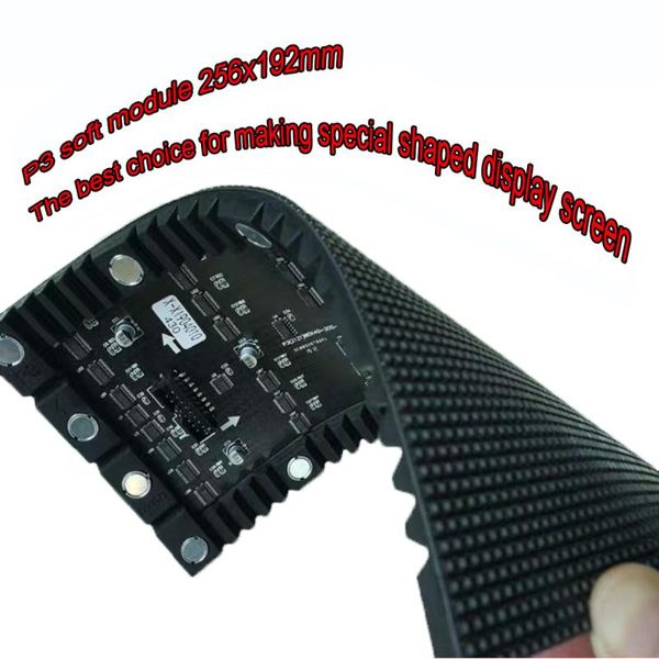 indoor led cylindrical screen soft module can be bent, p3 full-color high-definition arc video wall panel 240x120mm size display
indoor led cylindrical screen soft module can be bent, p3 full-color high-definition arc video wall panel 240x120mm size display