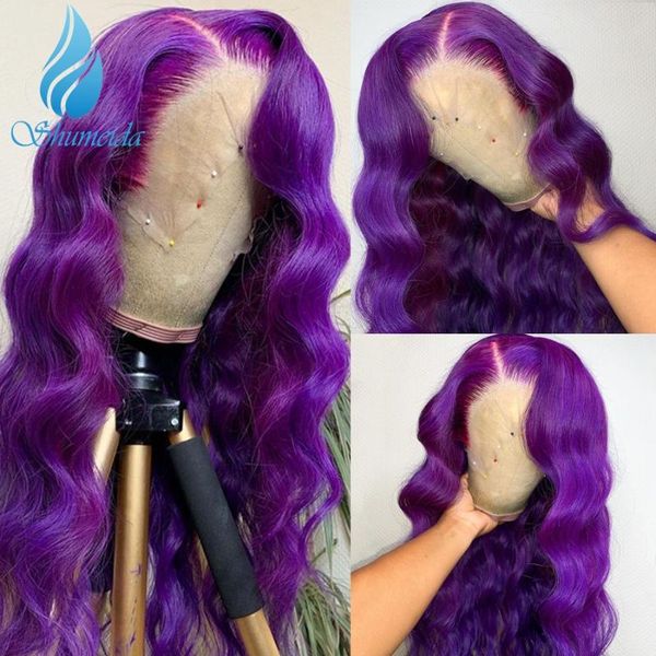 lace wigs shumeida purple color 13*4 front hair long wave brazilian remy human with baby preplucked hairline, Black;brown
lace wigs shumeida purple color 13*4 front hair long wave brazilian remy human with baby preplucked hairline, Black;brown