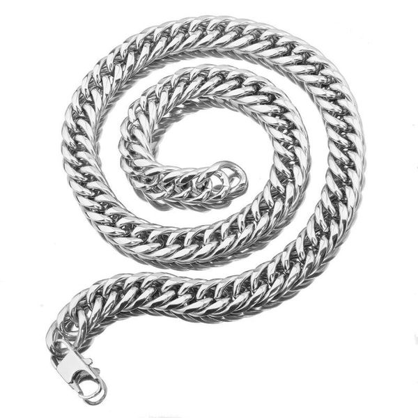 chains 13mm heavy necklace stainless steel curb cuban link chain necklaces fashion mensor womens jewelry 7inch-40inch, Silver
chains 13mm heavy necklace stainless steel curb cuban link chain necklaces fashion mensor womens jewelry 7inch-40inch, Silver