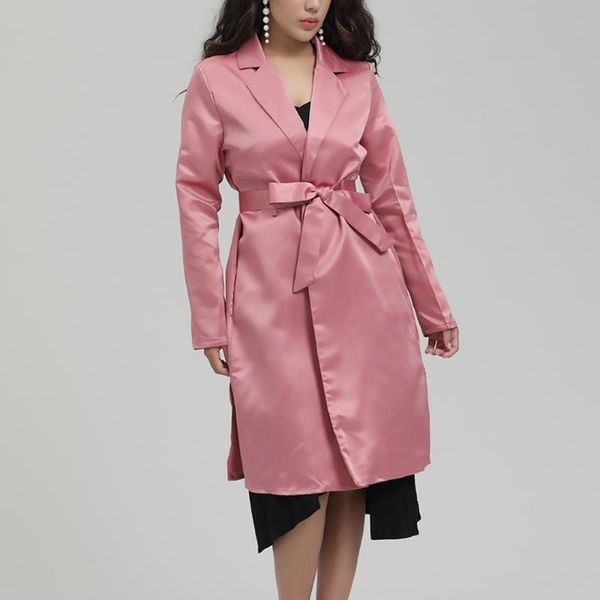 women's trench coats temperament european and american bamboo fiber style lapel slimming shape coat long windbreaker, Tan;black
women's trench coats temperament european and american bamboo fiber style lapel slimming shape coat long windbreaker, Tan;black