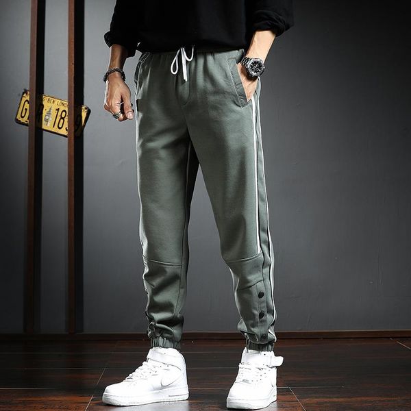 men's pants autumn men joggers sweatpants fashion side stripe baggy mens sport casual jogging trousers, Black
men's pants autumn men joggers sweatpants fashion side stripe baggy mens sport casual jogging trousers, Black