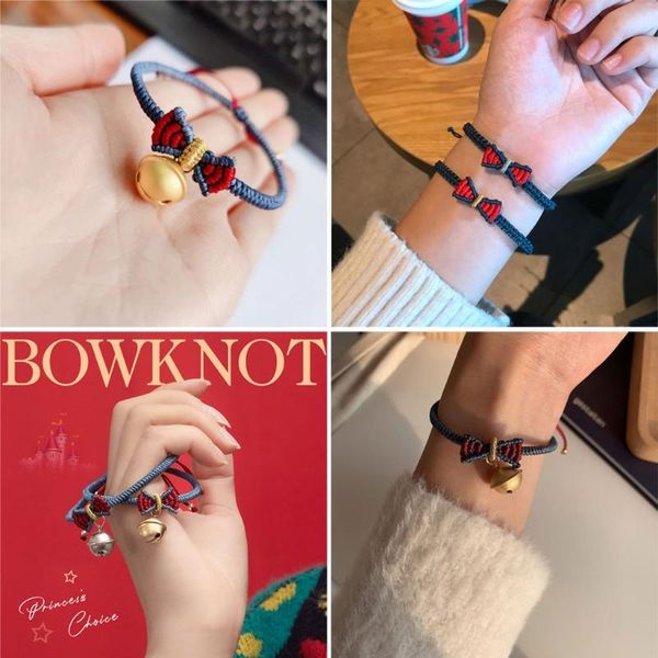 handmade princess bowtie bracelets jingle bell woven braided friendship bracelet x7jb link, chain, Black
handmade princess bowtie bracelets jingle bell woven braided friendship bracelet x7jb link, chain, Black
