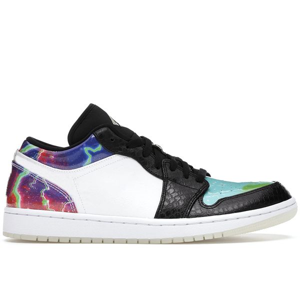 men women basketball shoes jumpman 1 1s low galaxy sneakers original box