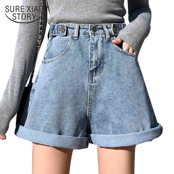 summer vintage wide leg shorts spodenki damskie women's denim casual high waist ladies jeans for women 9519 210508, White;black
summer vintage wide leg shorts spodenki damskie women's denim casual high waist ladies jeans for women 9519 210508, White;black
