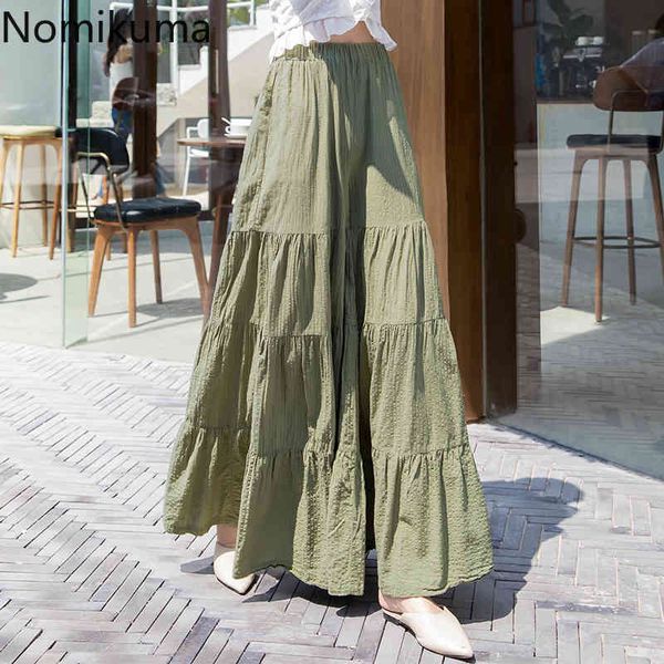 nomikuma japan style high waist wide leg pants women solid color casual loose trousers female arrival pantalones mujer 210514, Black;white
nomikuma japan style high waist wide leg pants women solid color casual loose trousers female arrival pantalones mujer 210514, Black;white