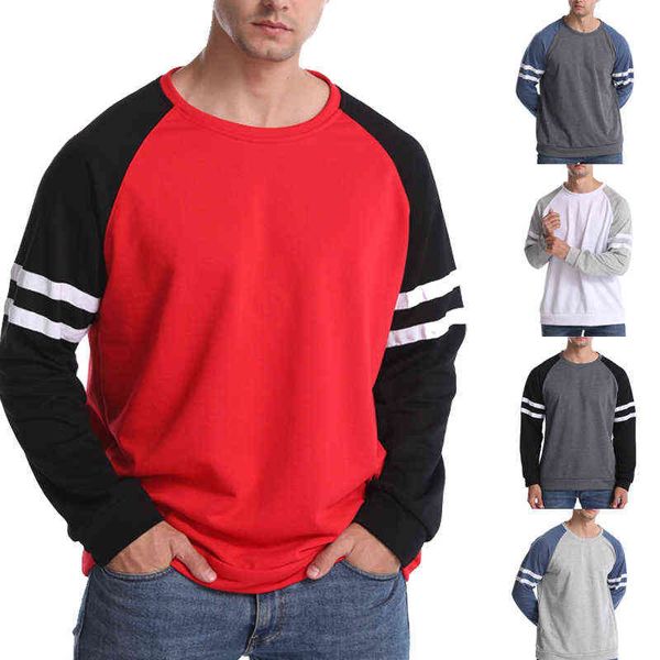 spring and autumn men's loose casual round neck striped multicolor pure cotton sports t-shirt g1214, Black
spring and autumn men's loose casual round neck striped multicolor pure cotton sports t-shirt g1214, Black